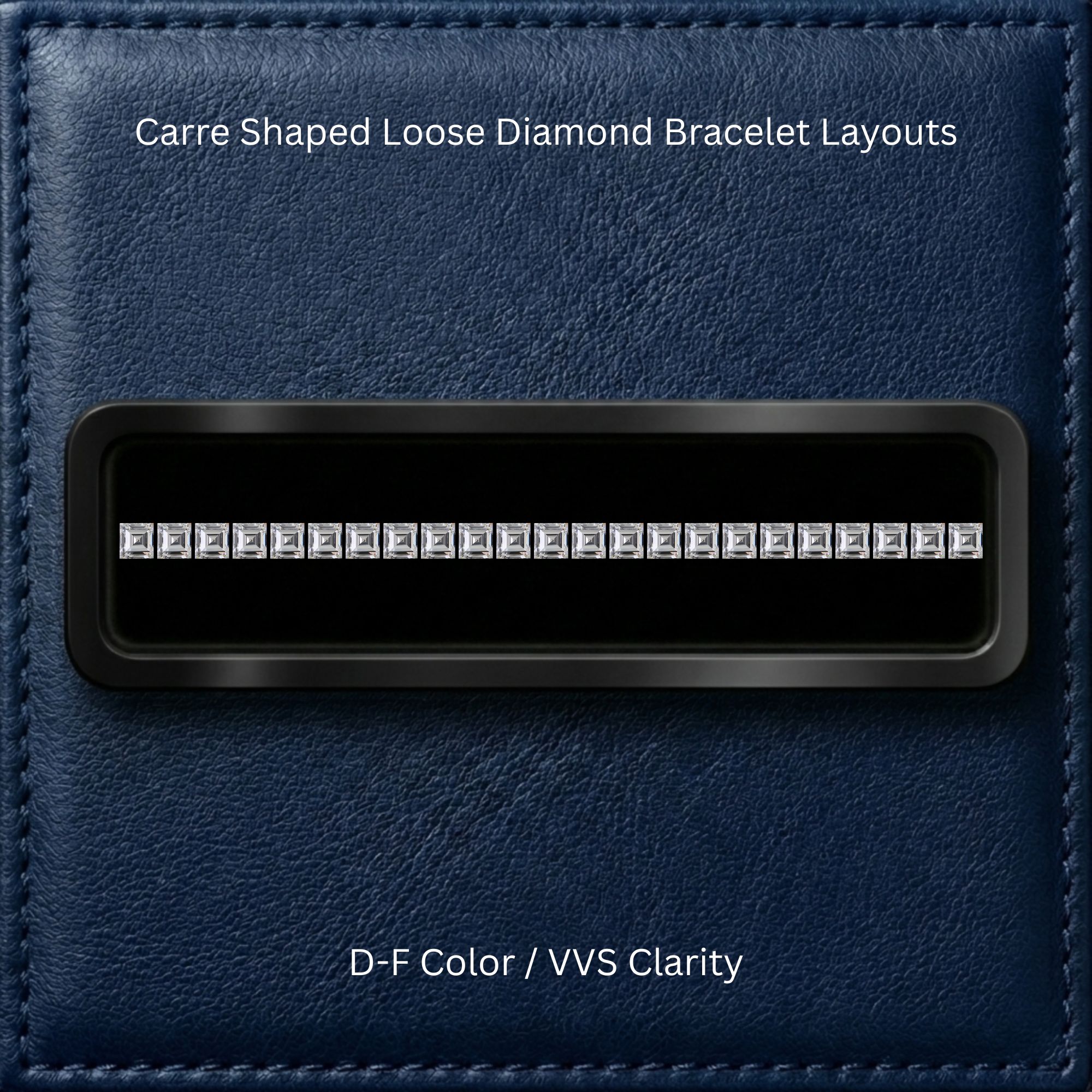 CARRE Loose Diamond Bracelet Layout